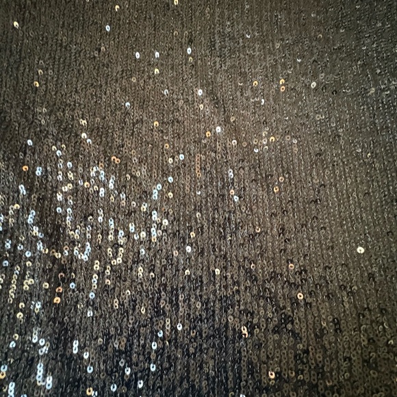 Sequin Embellished Black Tank Top - Picture 3 of 6